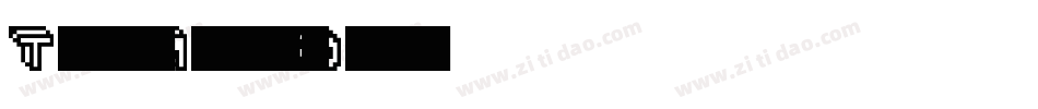 Traktir-Modern 3-D字体转换